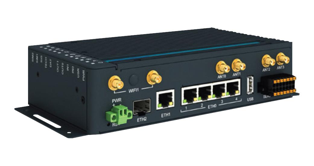 Advantech Icr-4461S Gateway, 9 To 48Vdc, 10/100/1000Mbps