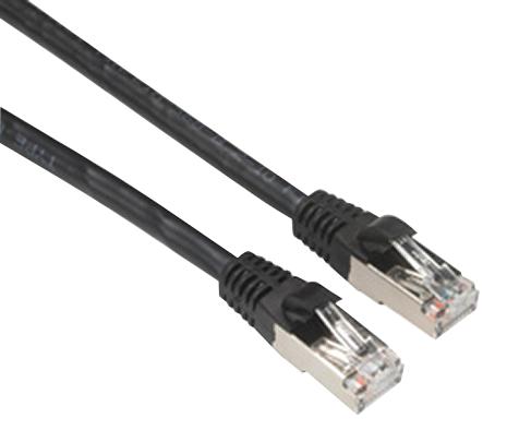 Amphenol Cables On Demand Mp-6Arj45Snnk-003 Patch Cable, Rj45 Plug, 3 , Black