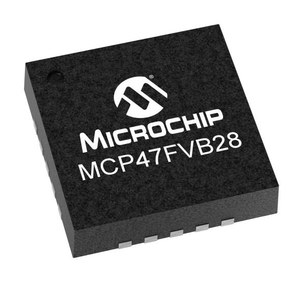 Microchip Mcp47Fvb28-E/mq. Dac, Octal, 12Bit, -40 To 125Deg C