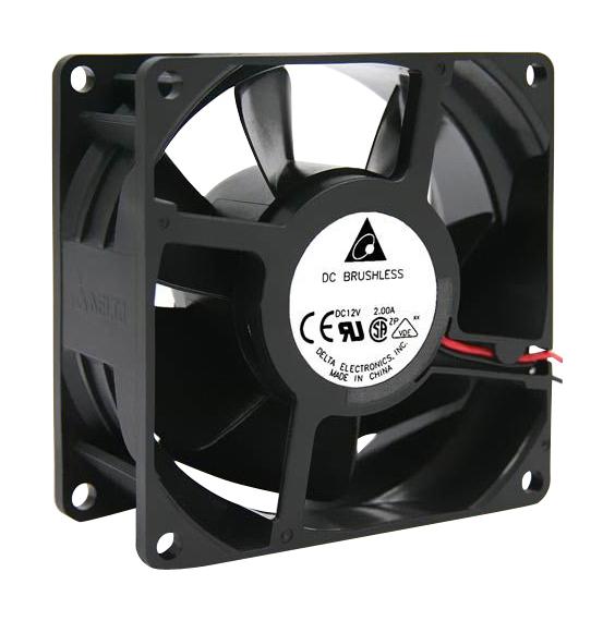 Delta Electronics Afb0824Ghe Axial Fan, 80Mm, 24Vdc, 99.01Cfm, 54Dba