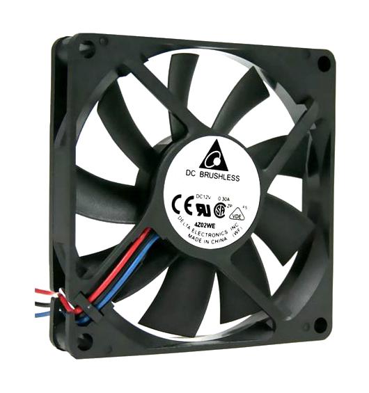 Delta Electronics Afb0712Hhb-F00 Axial Fan, 70Mm, 12V, 37.54Cfm, 38.5Dba