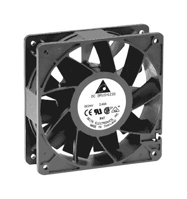 Delta Electronics Pfb1224Uhe Axial Fan, 120Mm, 24V, 252.85Cfm/66.5Dba