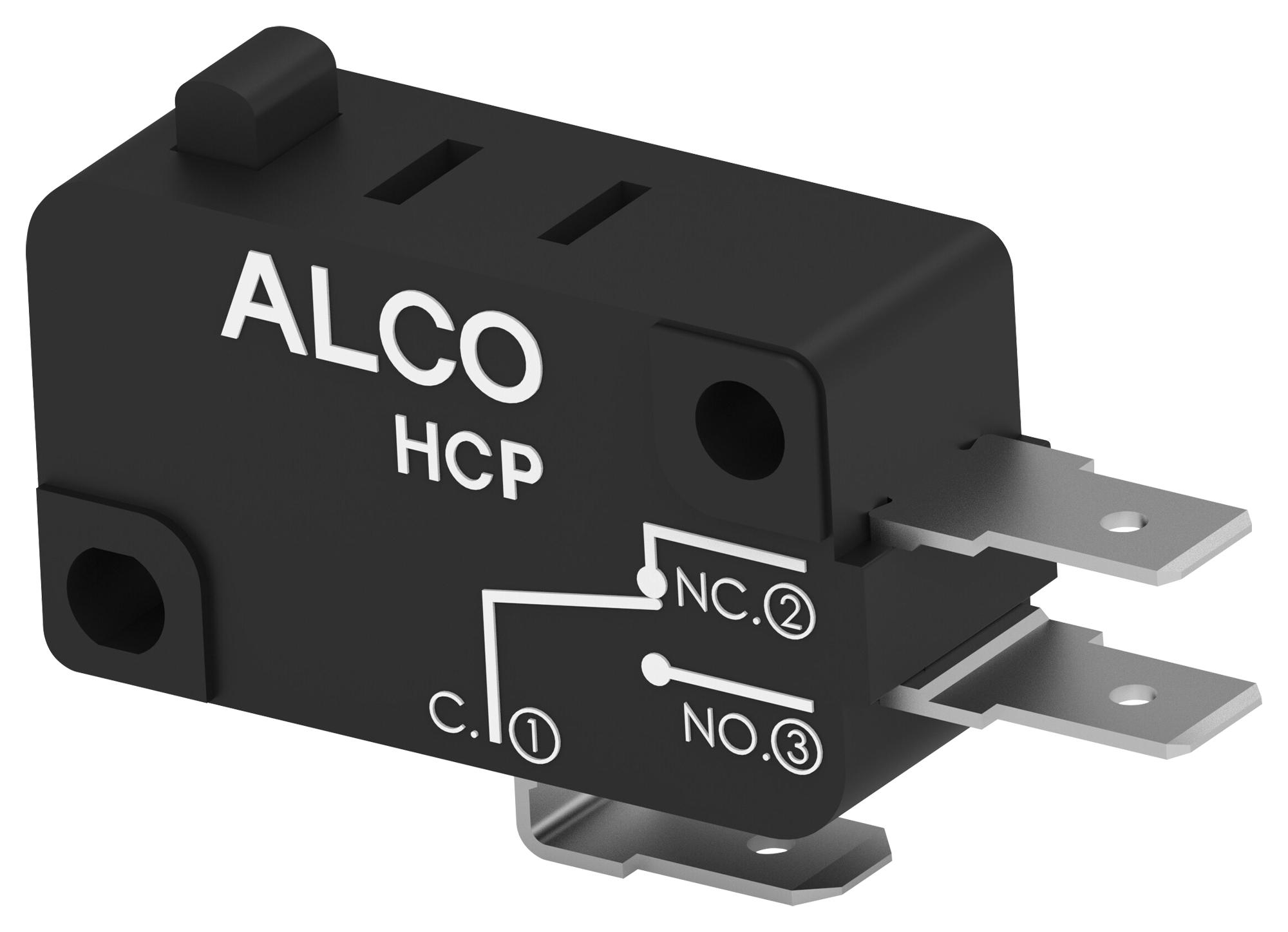 Alcoswitch - Te Connectivity Hcp16Dtd0S04. Microswitch, Spdt, 16A, 250Vac