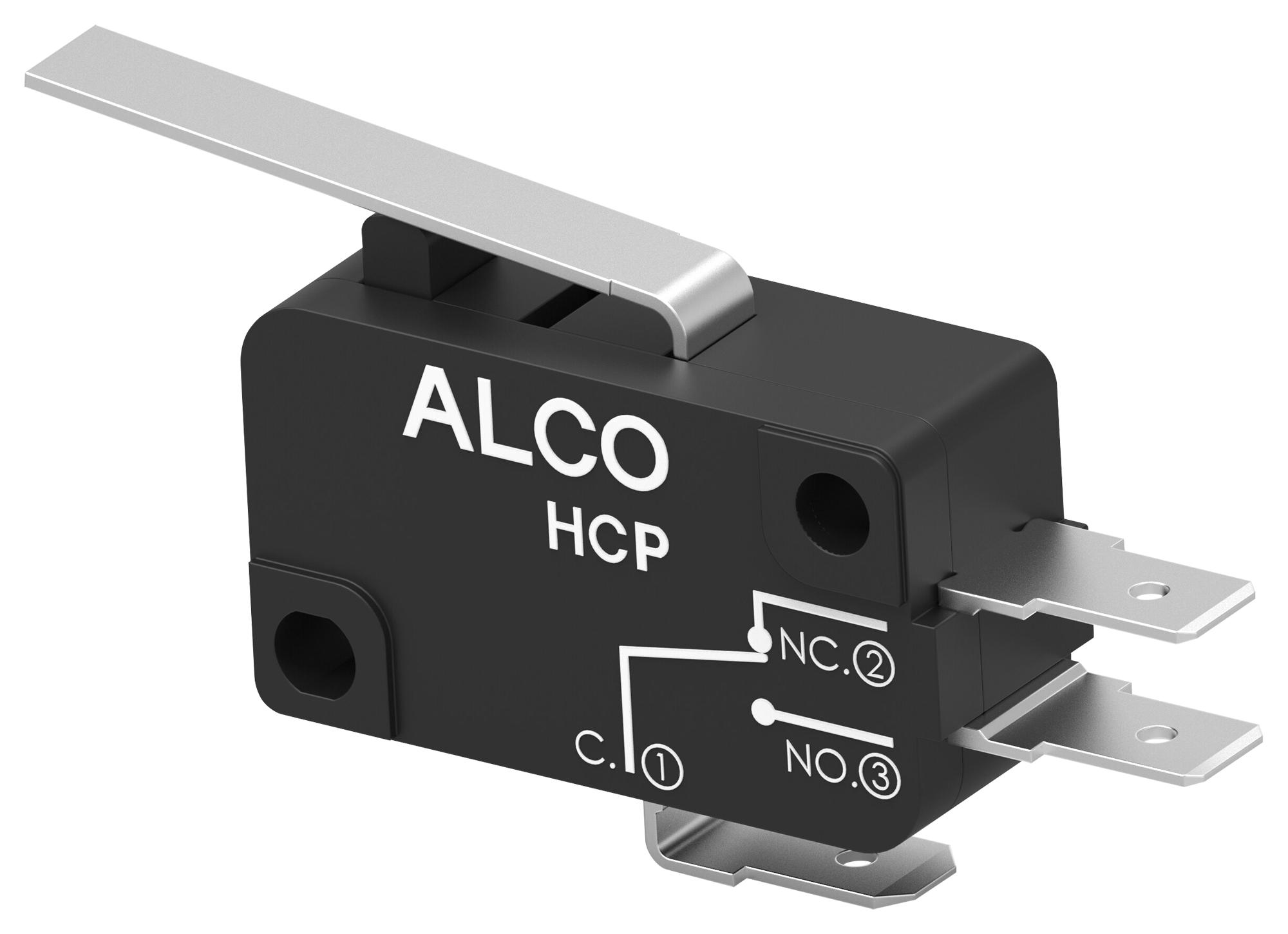 Alcoswitch - Te Connectivity Hcp16Dtd2S04. Microswitch, Spdt, 16A, 250Vac