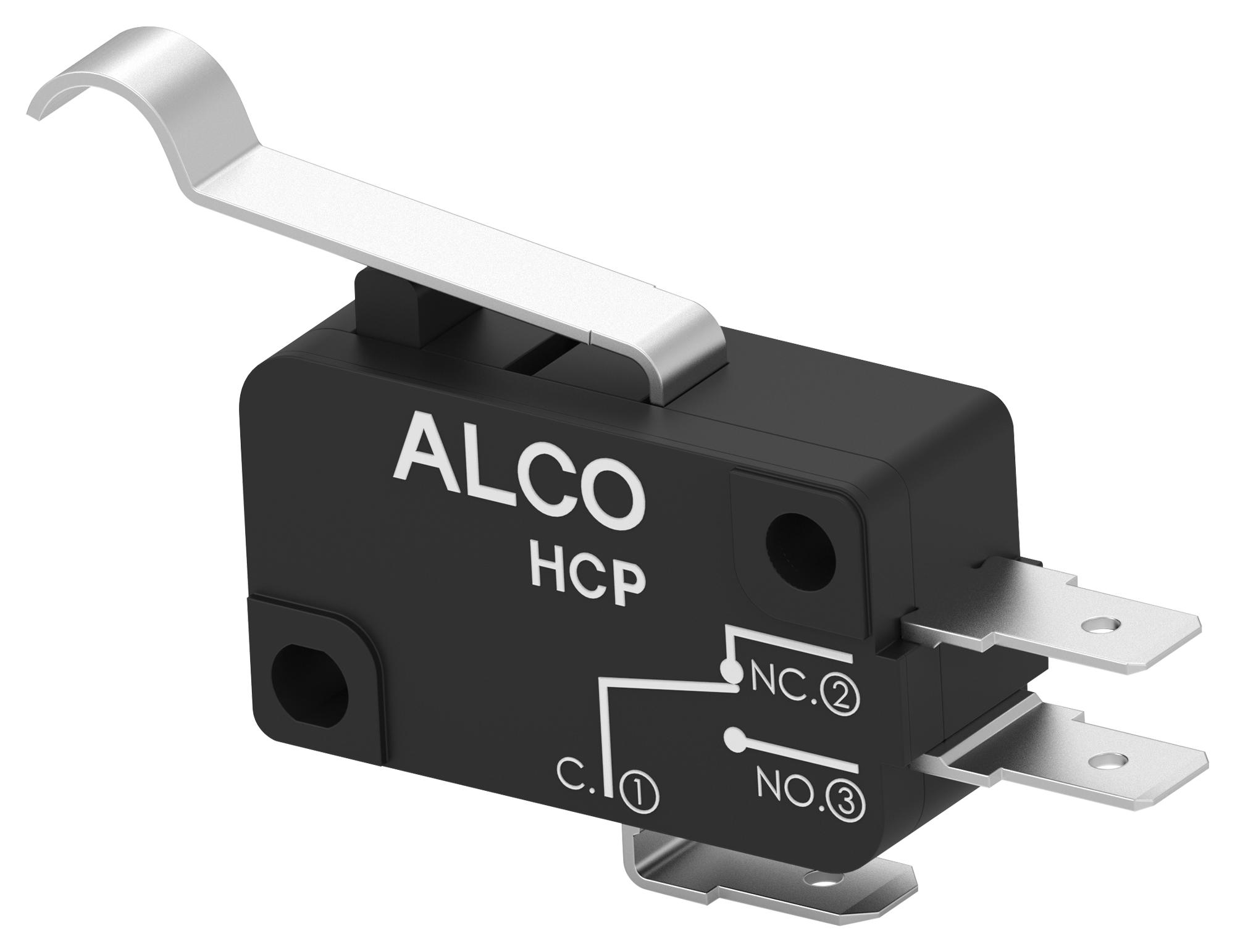 Alcoswitch - Te Connectivity Hcp16Dtd4S04. Microswitch, Spdt, 16A, 250Vac