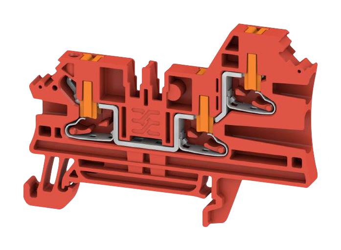 Weidmuller 2847360000 Terminal Block, Din Rail, 3Pos, 12Awg