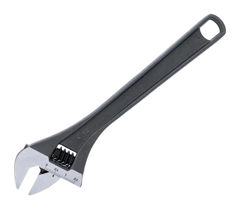 Wiha 76202 Adj Wrench, 1.25 Jaw Opening, 10