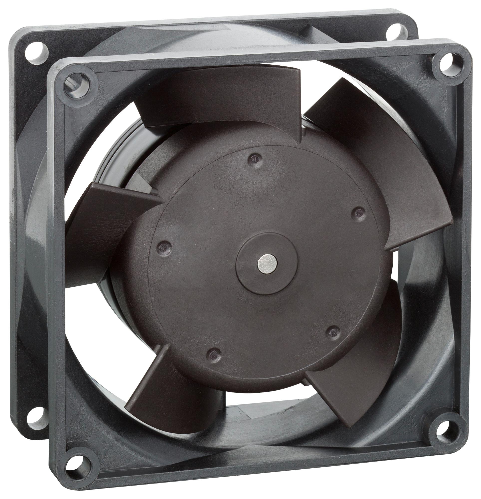 Ebm-Papst 8314Hr Axial Fan, 80Mm, 24Vdc, 46M3/h, 48Dba