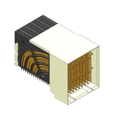 Amphenol Communications Solutions 10124150-102Lf Backplane Conn, R/a Hdr, 120P, Press Fit