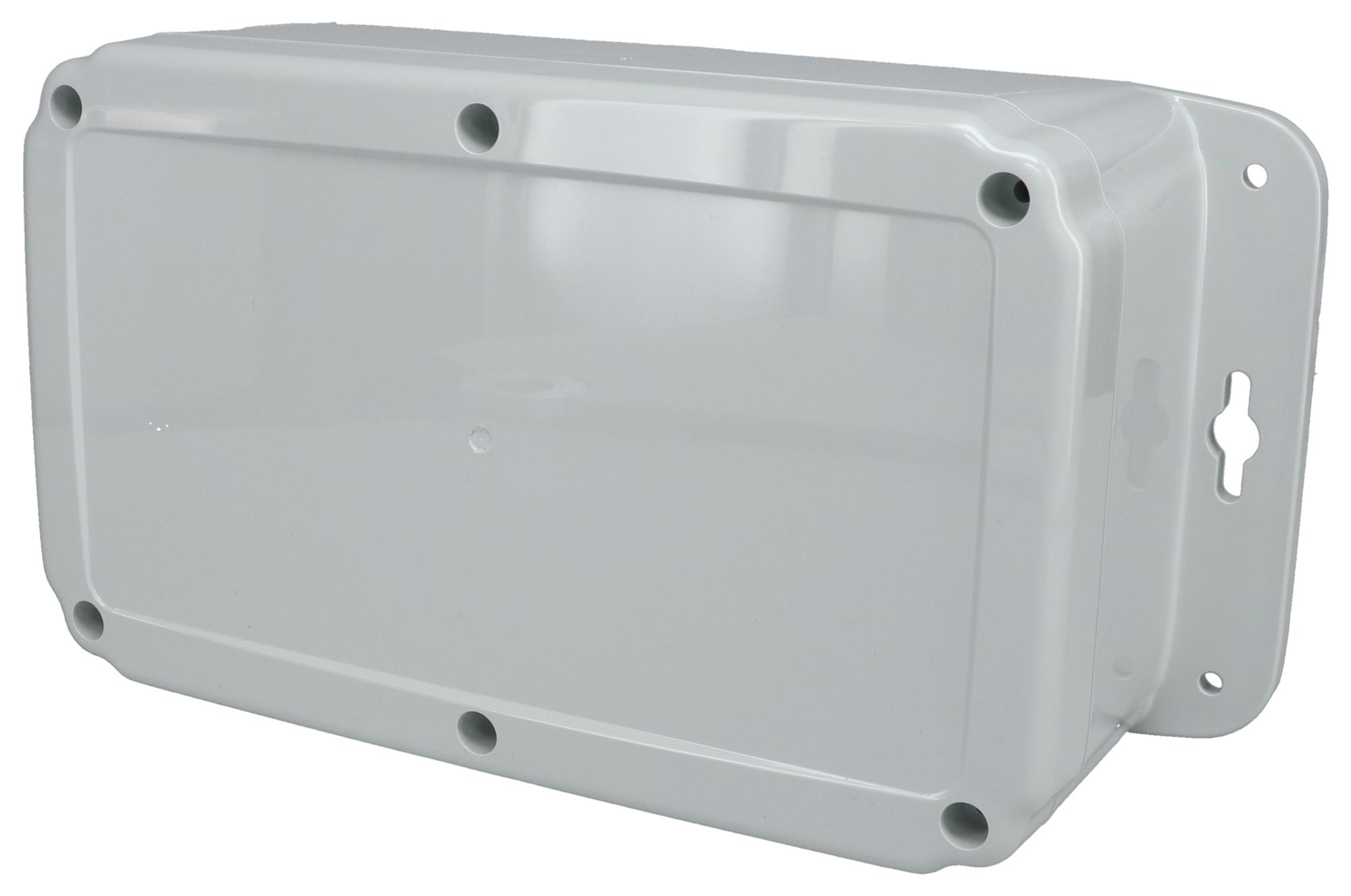 Bud Industries Pu-16539 Enclosure W/ Flange, Pc, Grey