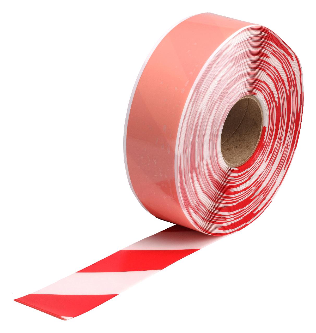 Brady 170072 Floor Marking Tape, 3 X 100Ft, Red/wht