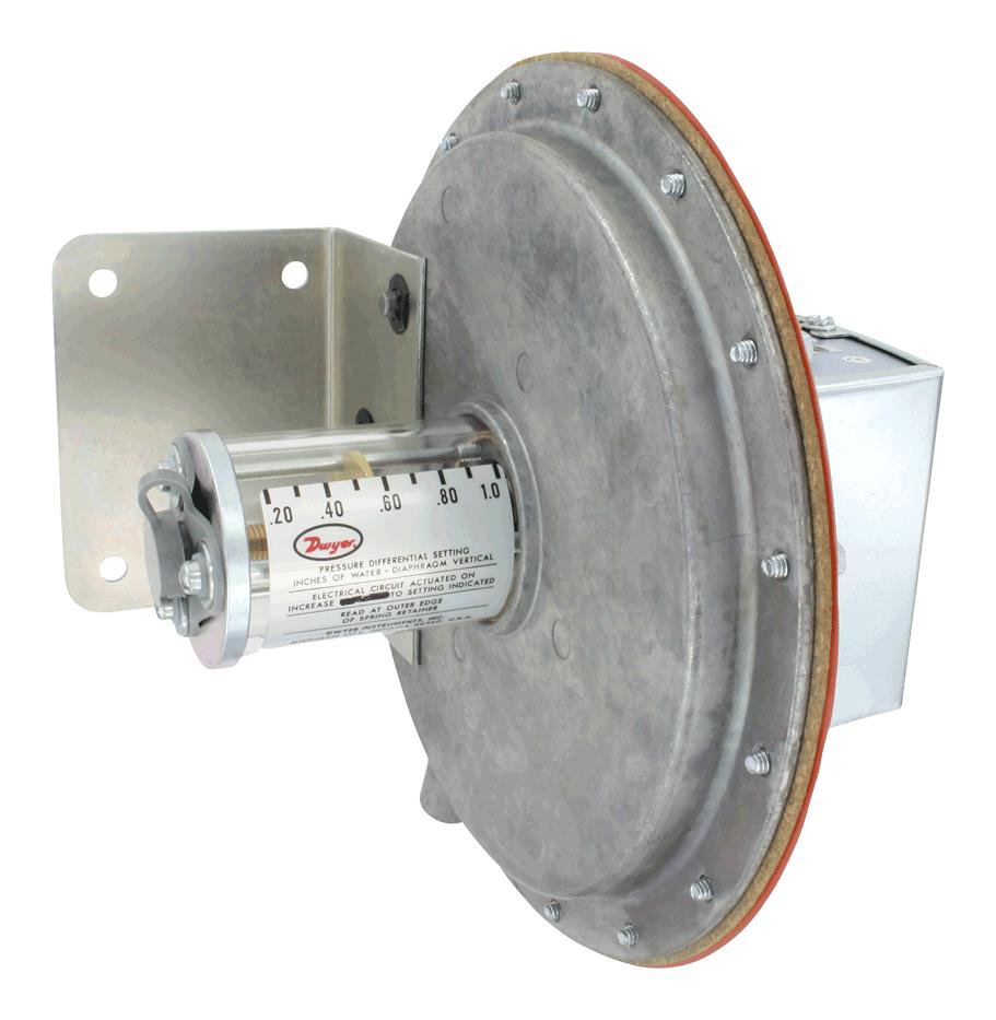 Dwyer 1638-2. Pressure Switch, 3Psi, 1/8 Fnpt