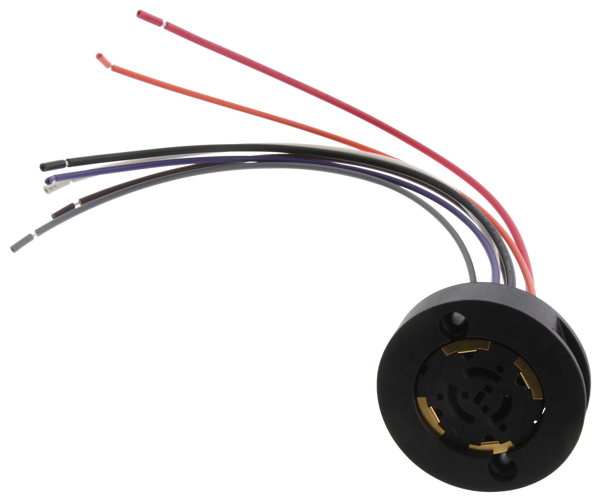 Amphenol Communications Solutions Fla-R4142-30. Led Conn, Rcpt, 7Pos, Cable Mount, 14Awg