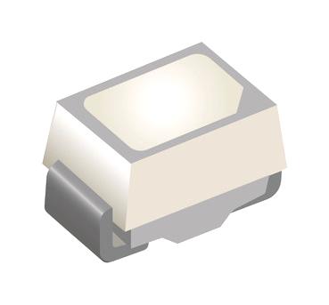 Dialight 5988C40107F Led, Yellow, 405Mcd, 590Nm