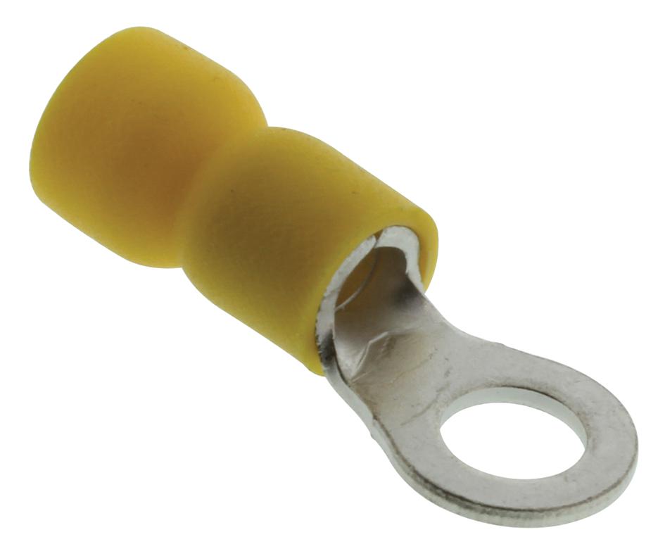 Hoffman Products Fvl1210-5R2 Terminal, Ring Tongue, #10, Crimp Yellow