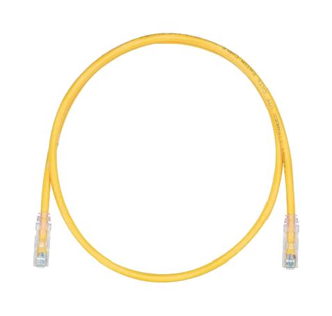 Panduit Utpsp5Yly Enet Cable, Cat6, Rj45 Plug-Plug, 5Ft