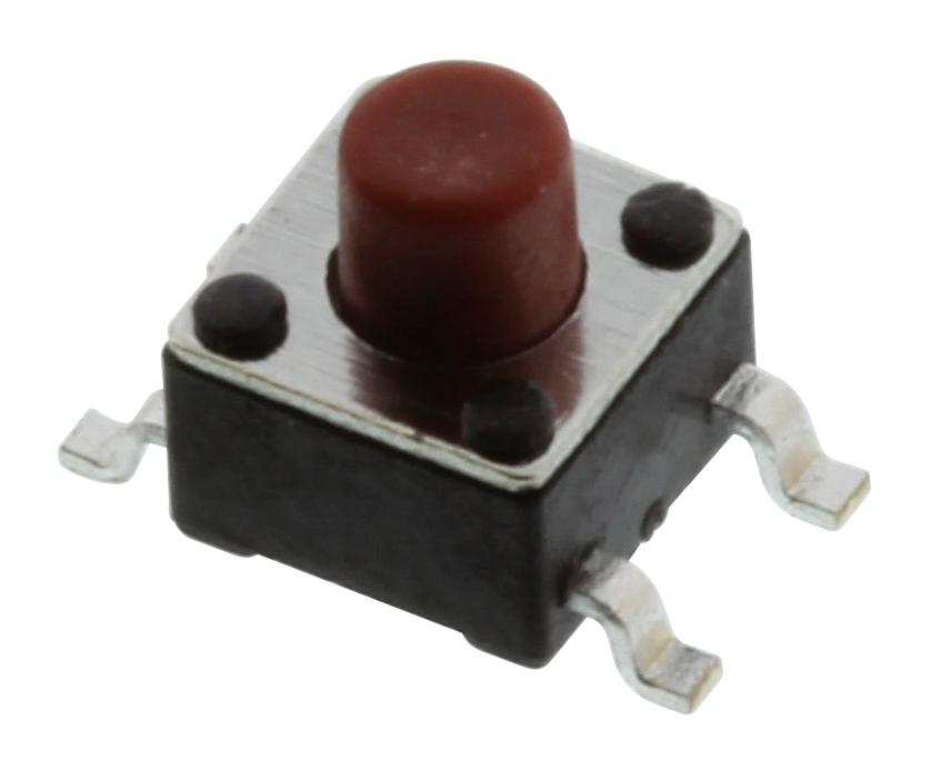 E-Switch Tl3305Bf260Qg. Tactile Sw, Spst, 0.05A, 12Vdc, Solder