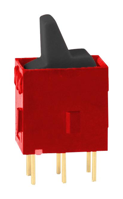 E-Switch 400Udp1L1Blkm2Re. Rocker Switch, Dpdt, 0.4Va, 20V, Th