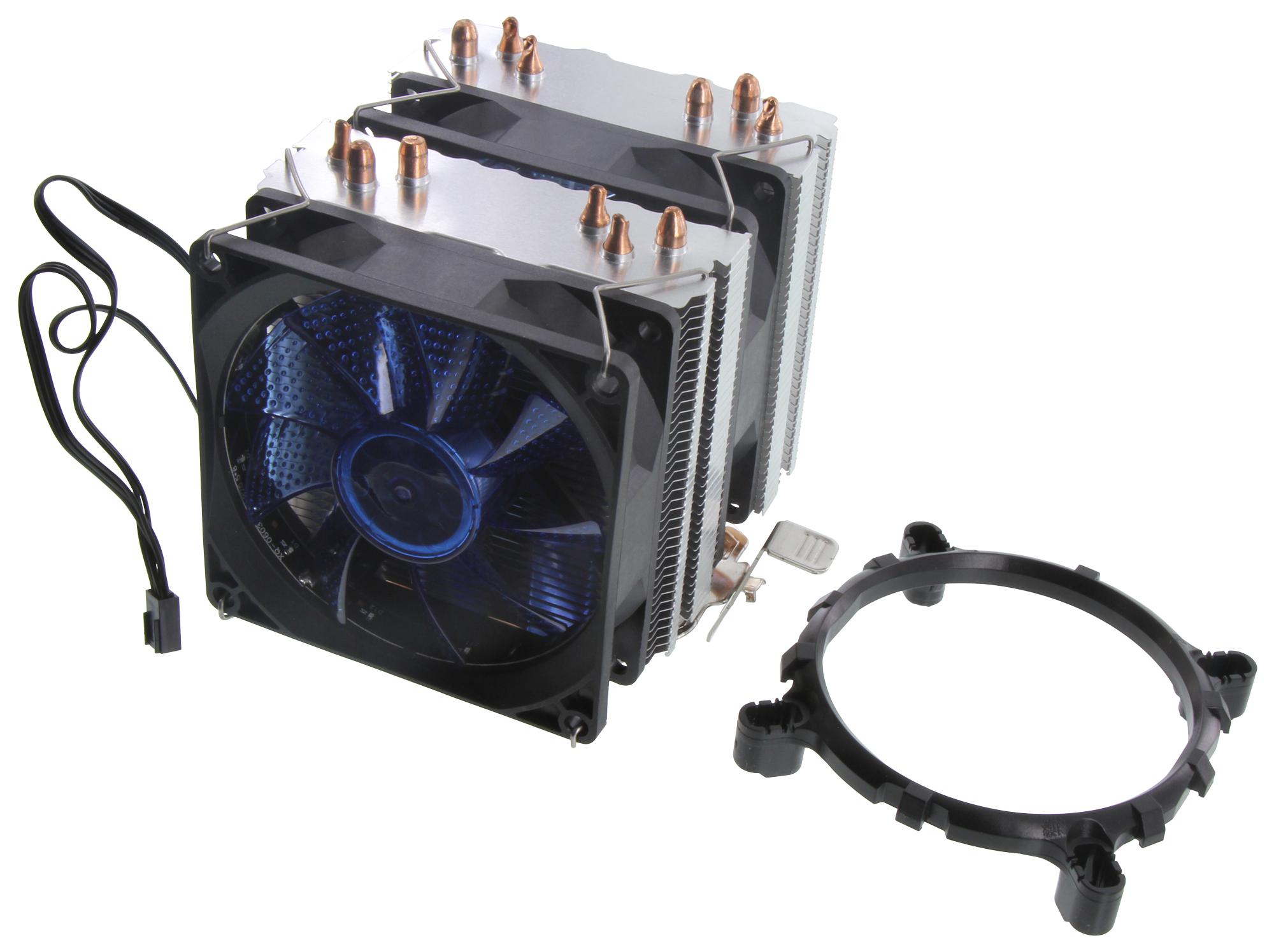 Wakefield Thermal Rapid-135-6 Cpu Cooler W/led Light Fan, 135W, 12V