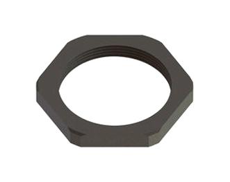 Essentra Components Cgln-Pg11-Bk Gland Locknut, Pa6, Pg11, 0.197, Black