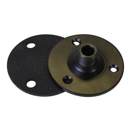 Stellar Labs 35-7000 Microphone Mounting Flange - 5/8 X 27 Tpi - Black