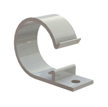 Essentra Components Exwhc2-500-01 Cable Clamp, Nylon 6.6, Natural, 12.7Mm