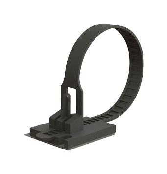 Essentra Components Tobs-18-01A-Rt Cable Tie Mount, Pa66, Adhesive/screw