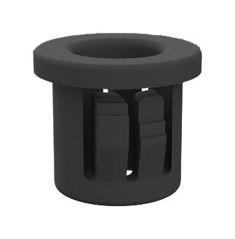 Essentra Components 22Mp03754 Grommet, Nylon 6, 0.375, Black