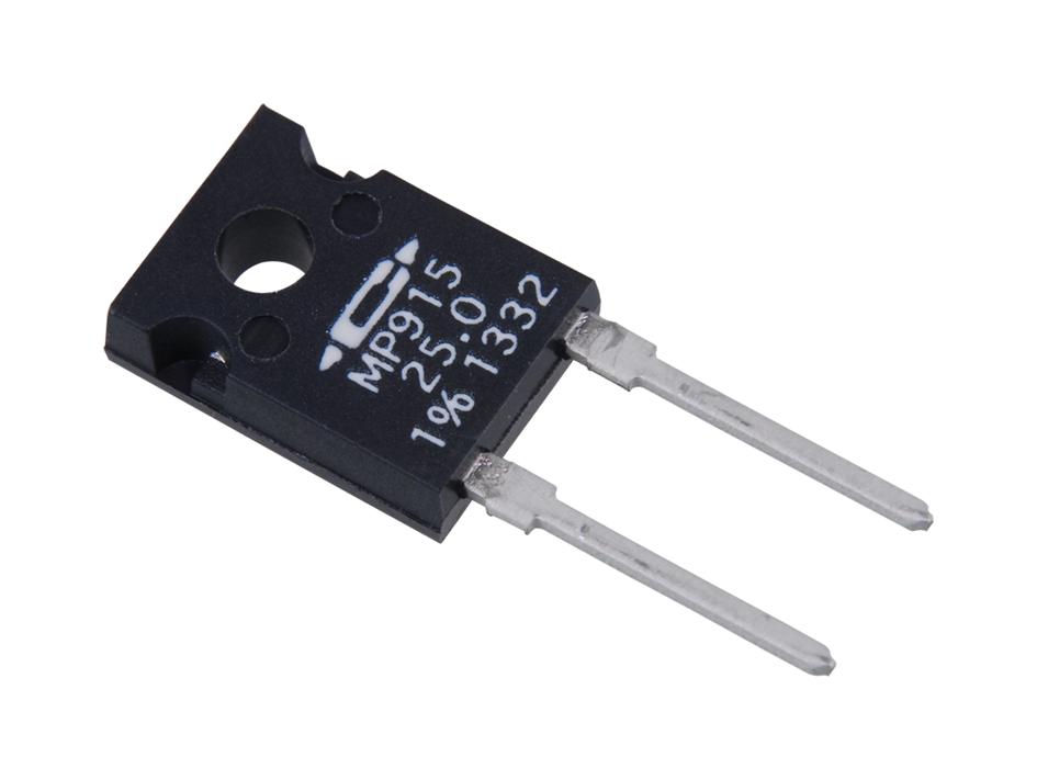 Caddock Mp915-25.0-1% Current Sense Resistor, 25 Ohm, 15W, 1%