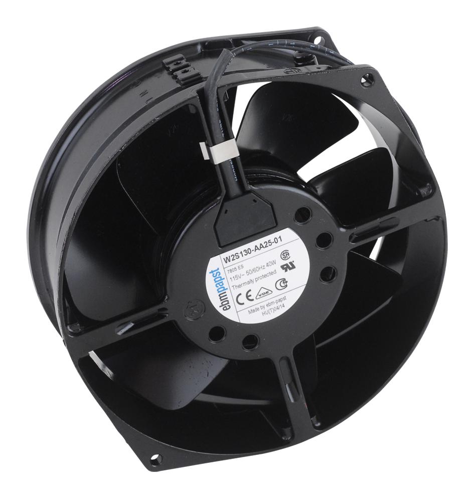 Ebm-Papst W2S130-Aa25-01... Axial Fan, 150Mm X 55Mm, 115Vac, 52Dba