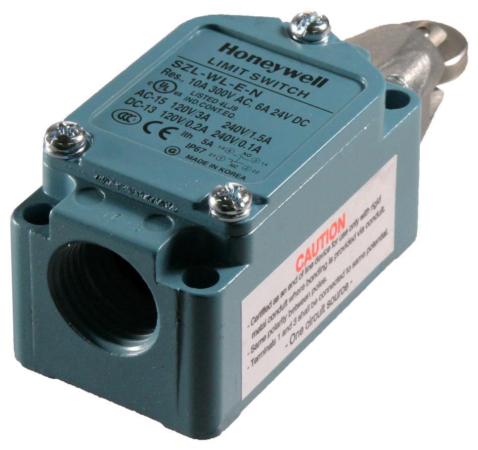 Honeywell Szl-Wl-E-N Limit Switch Actuator:top Roller Plunger