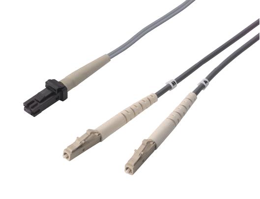 L-Com Fodpmt-Lc-01 Fo Cable, Mtrj-Lc Duplex, Om1, 3.3