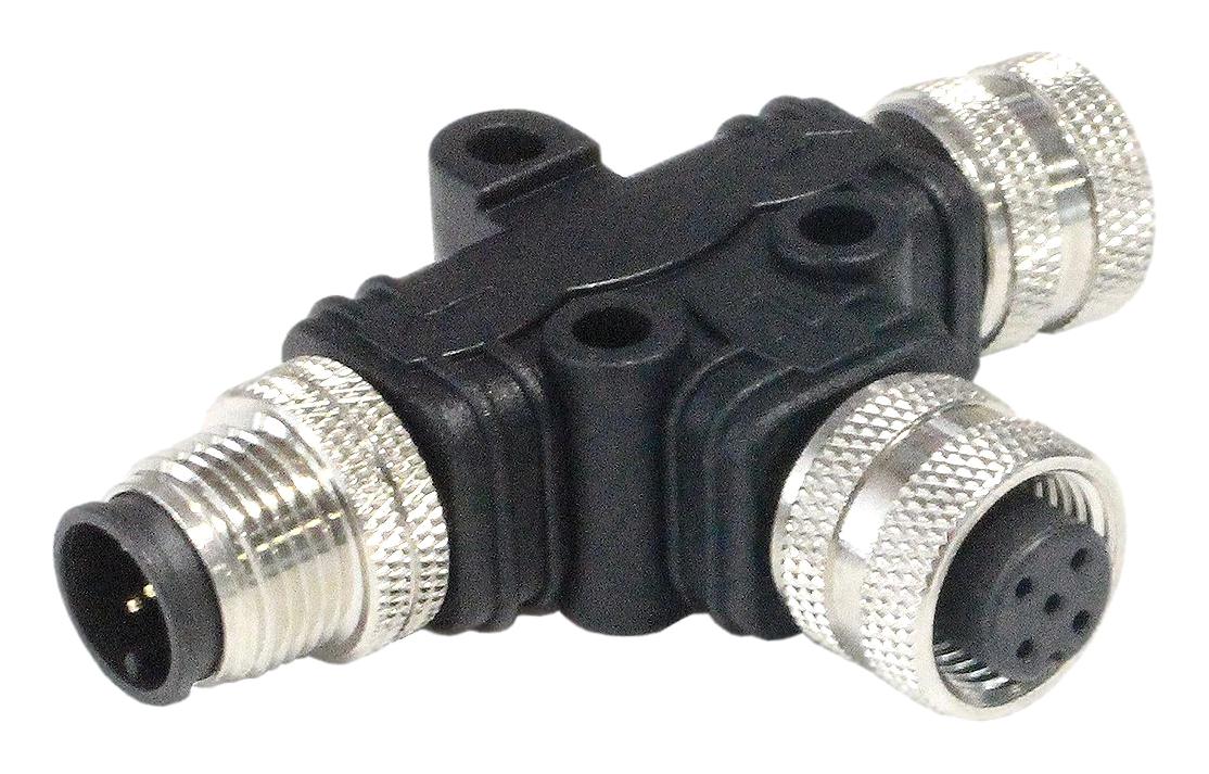 Bulgin Limited Pxppvc12Tsfm05Afbifb. Sensor Splitter, 5P M12 Rcpt-2Xm12 Plug