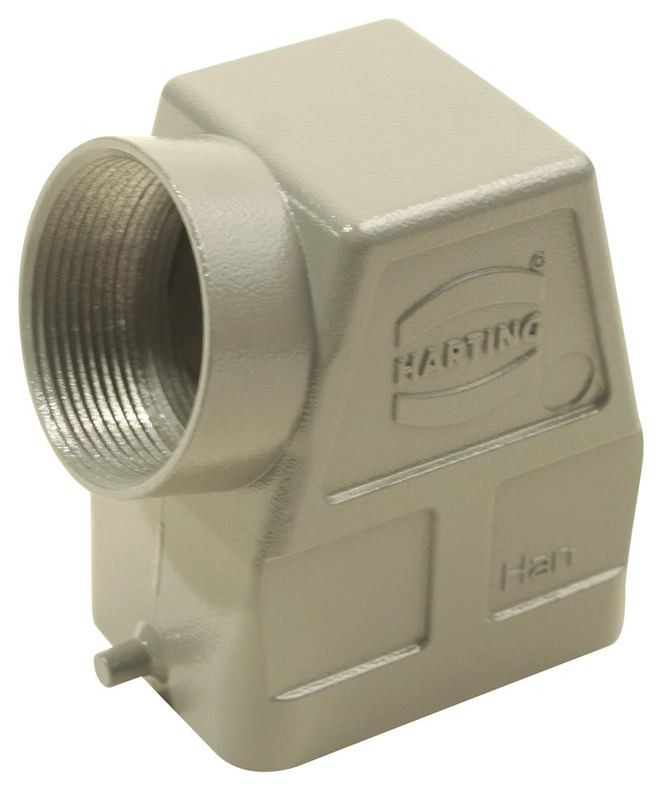 Harting 09300060543 Side Entry Hood, Size 6B, Metal