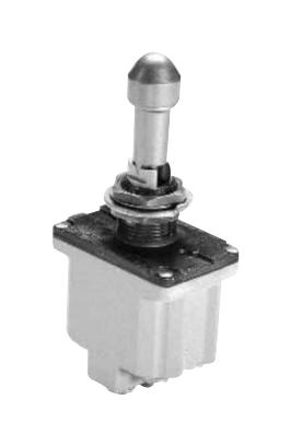 Safran Power 8504K12 Toggle Switch, 2Pole, 18A, 28Vdc, Screw