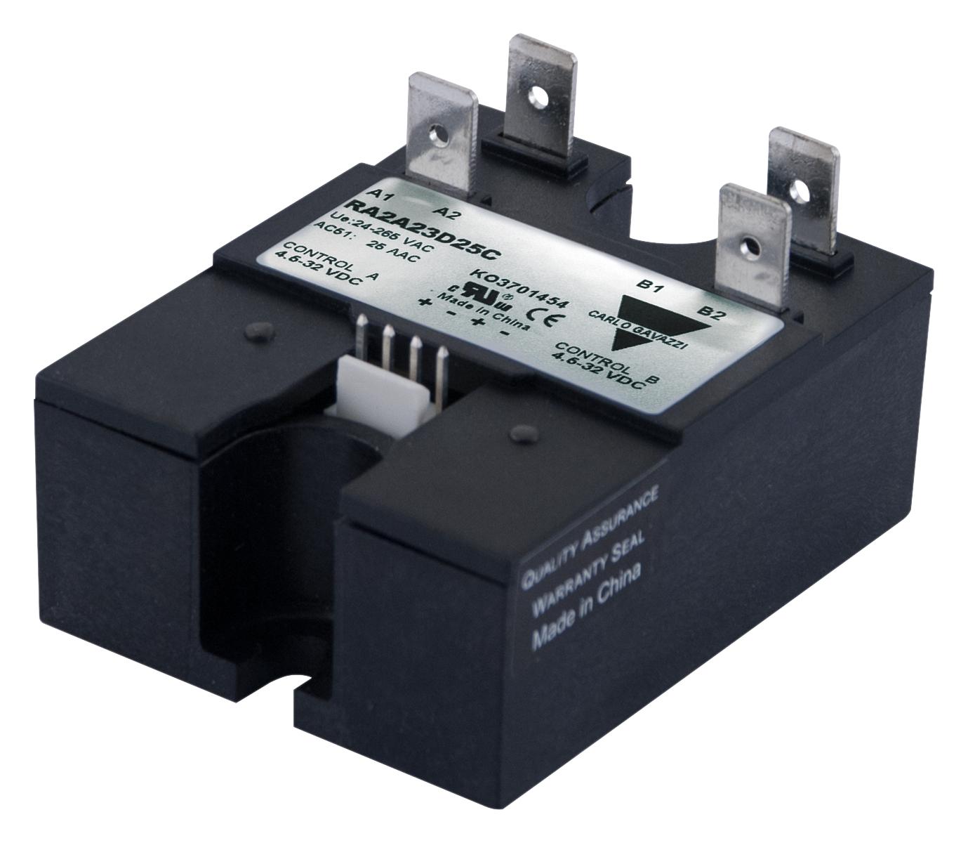 Carlo Gavazzi Ra2A23D40C. Solid State Relay, 40A, 4.5Vdc-32Vdc