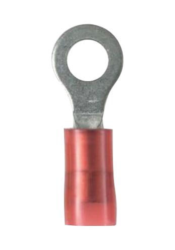 Panduit Pn18-4R-C Ring Terminal, Nylon Insulated, 22 - 18 91B8071