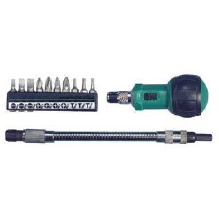 Proskit Industries 22-3830 Flexible Bit Ratcheting Driver Set