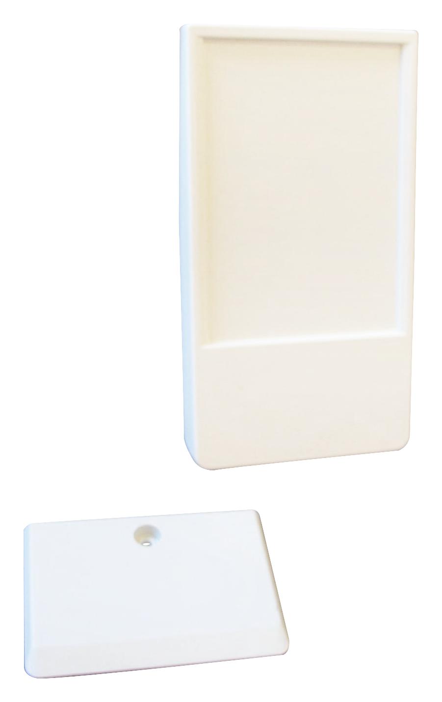 Box Enclosures Pbl107 Large Pocket Enclosure, White