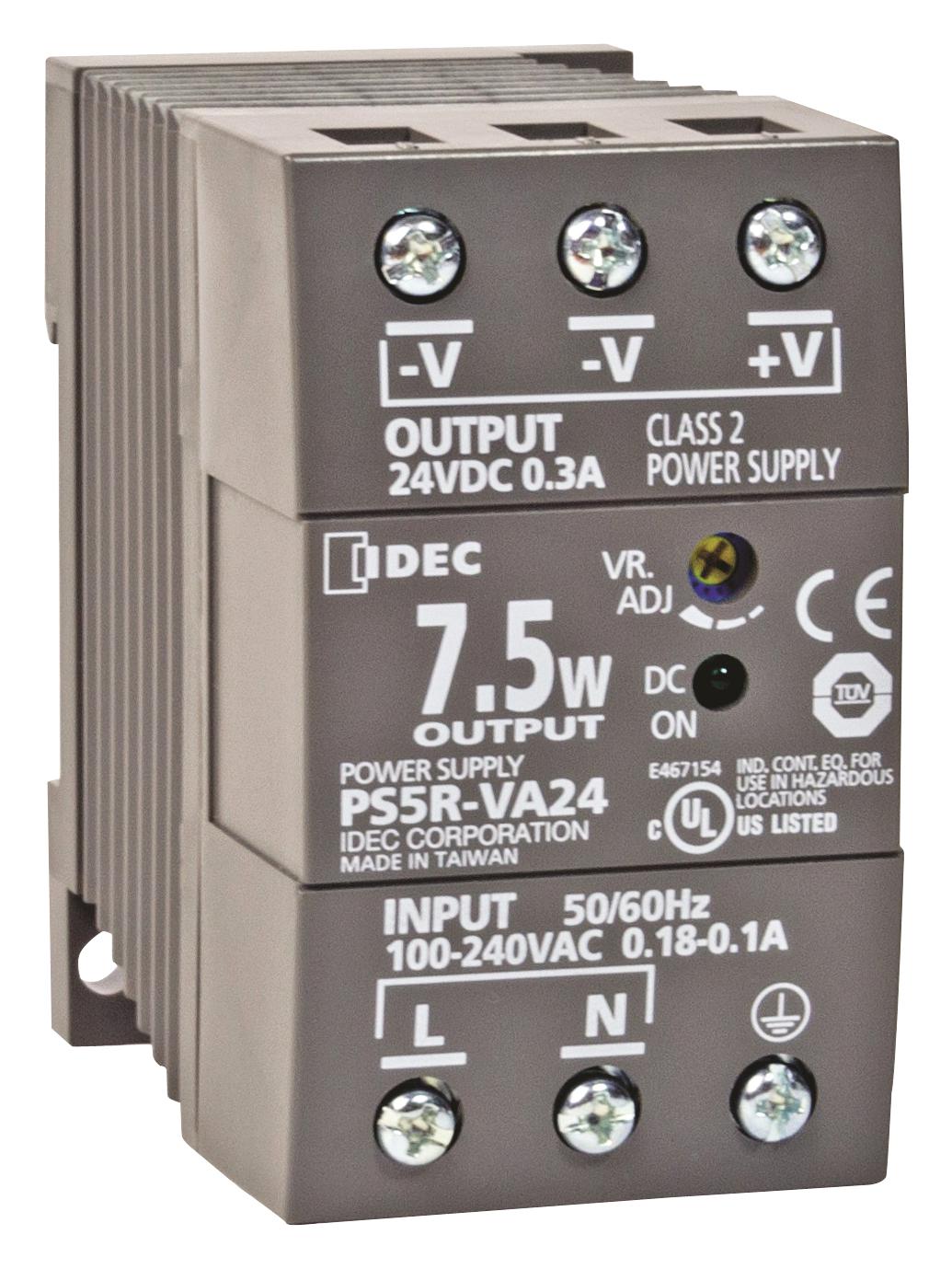 Idec Ps5R-Va12 Power Supply, Ac-Dc, 12V, 0.6A