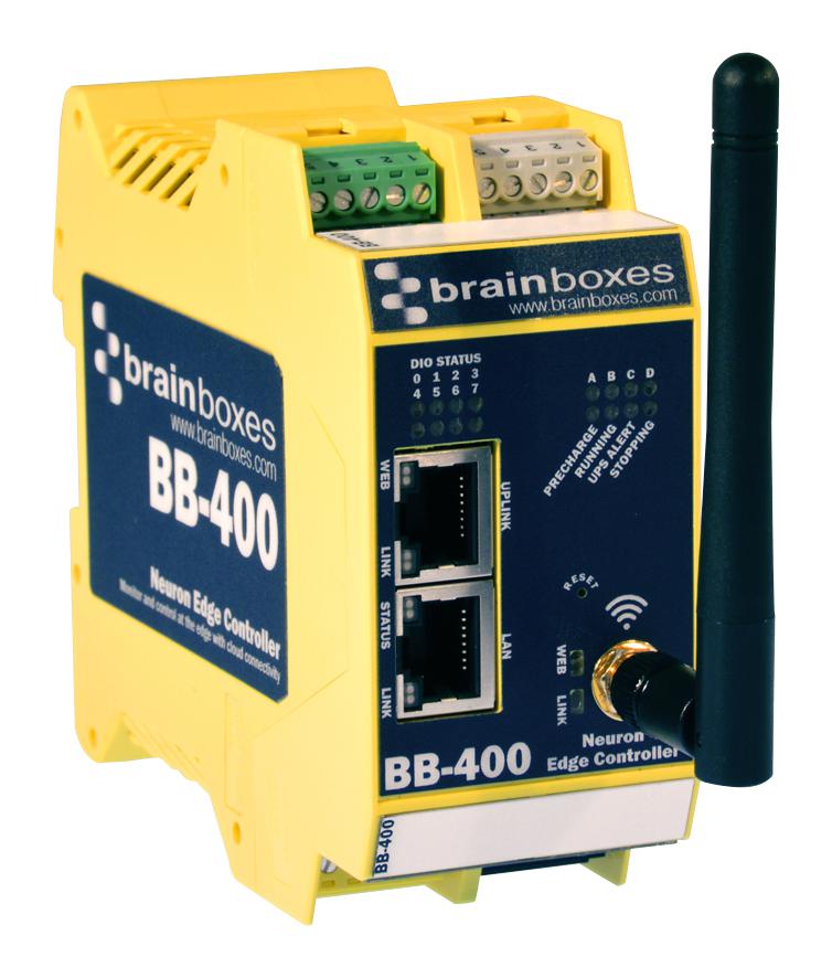 Brainboxes Bb-400. Bb-400 Neuronedge Smart Controller For Industry 4