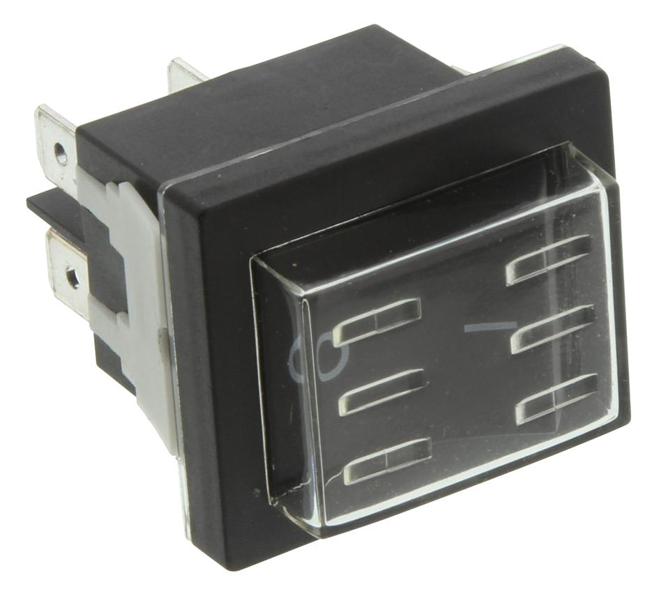 E-Switch Wb24Ed1121-Acc-Kf05 Switch, Rocker, Dpst, 20A, 125V