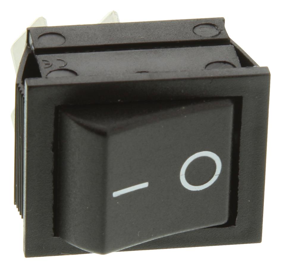 Arcolectric (Bulgin Limited) C1350Aabb-602Aw Switch, Rocker, Dpst, 20A, 250Vac, Black