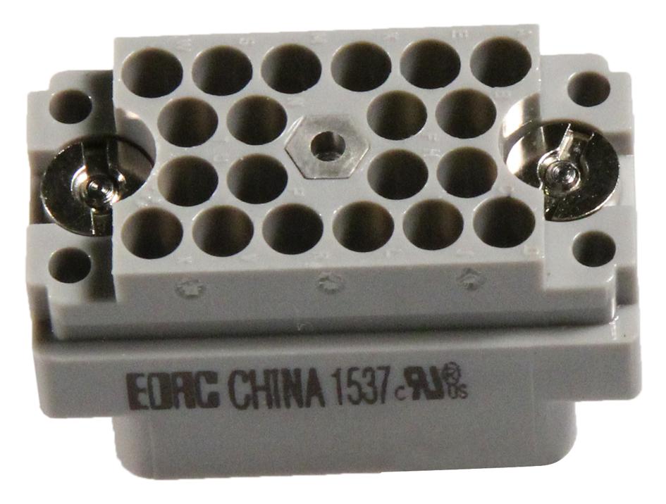 Edac 516-020-000-302 Rack & Panel Connector, Plug, 20 Position