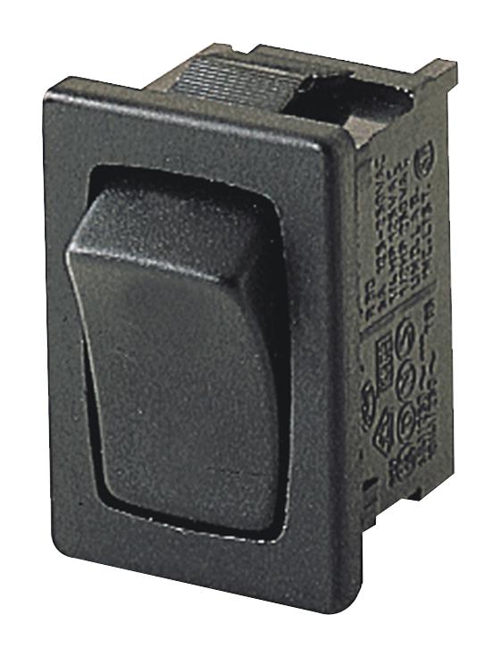 E-Switch Ra131C1121. Rocker Switch, Spst, 16A, 125Vac, Panel