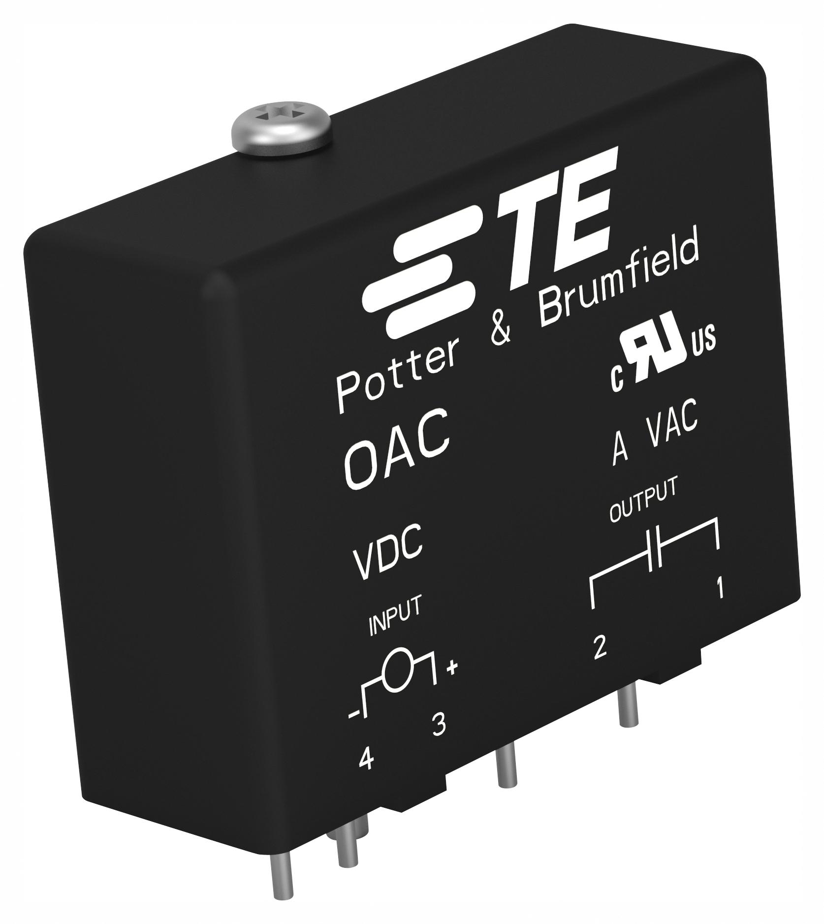 Potter&brumfield - Te Connectivity Oac-15A Solid State Relay, Spst, 3A, 24-280Vac