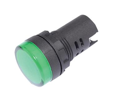 Mallory Fl1P-22Na-1-G24V Led Grn 22Mm Nut 24Vac/dc Stk Â£ 99Ac2591