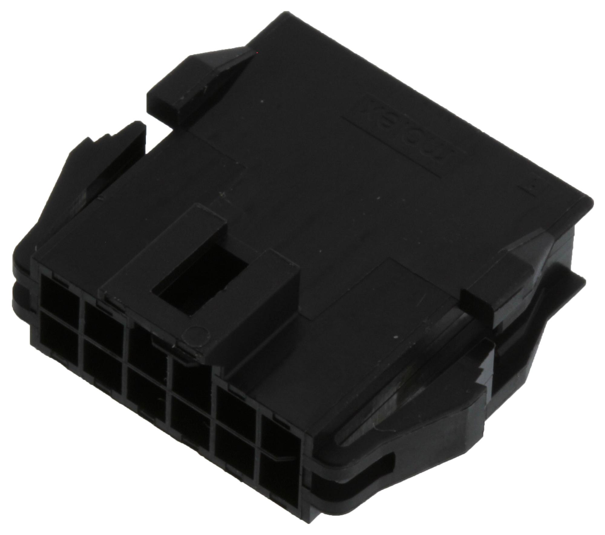 Molex 201444-1212 Connector Housing, Plug, 12Pos, 2.5Mm