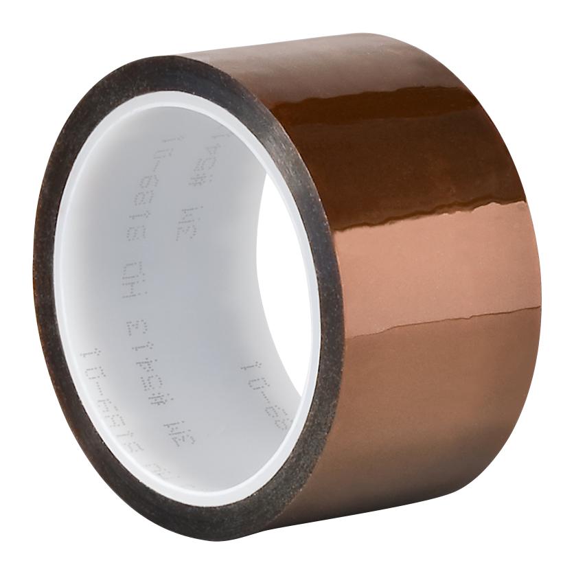 3M 3M 5413 0.5 X 36Yd Tape, 32.92M X 12.7Mm, Amber, Polyimide