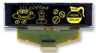 MIDAS DISPLAYS MCOT256064AA-YM
